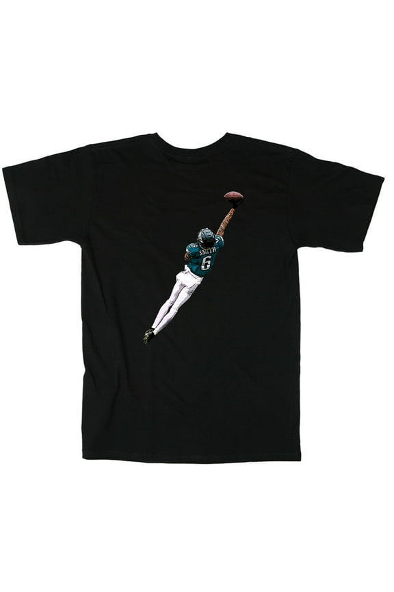 Black DeVonta Smith Eagles The Catch T-shirt