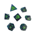 thumbnail image 1 of Black Death (Greenskull) | Dnd Dice Set | Dungeons & Dragons | Pirate Borg, 1 of 1
