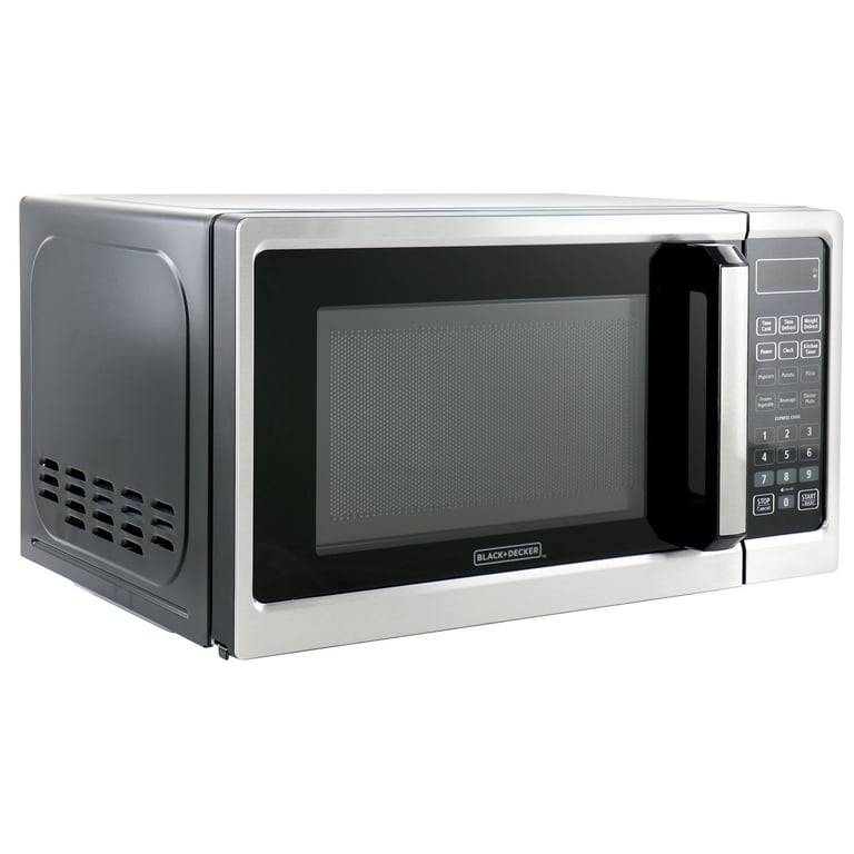 BLACK+DECKER 0.9 cu ft 900W Microwave Oven - Stainless Steel for Sale in  San Antonio, TX - OfferUp