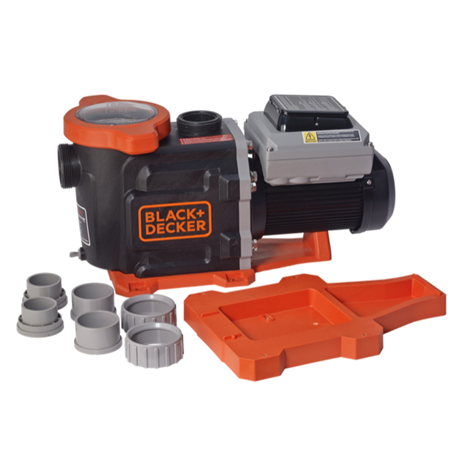 BLACK+DECKER Variable Speed Pool Pump Inground with Filter Basket, 1.5 HP