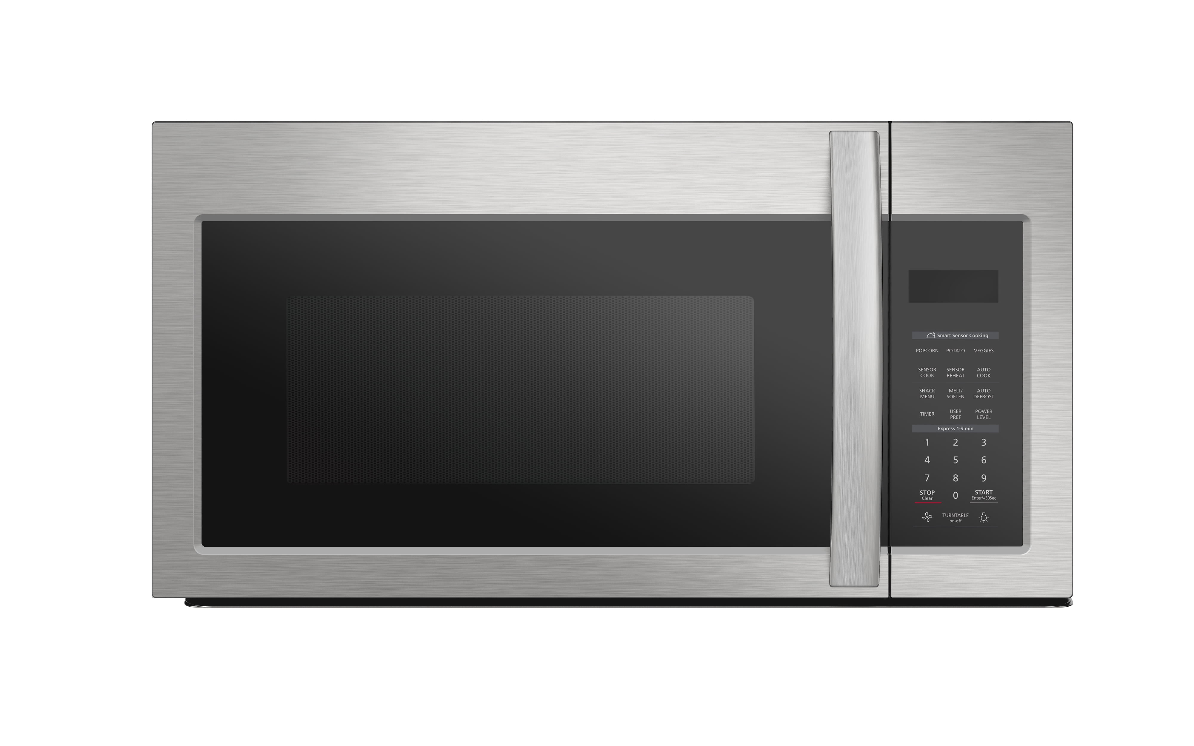 Black+Decker 1.9 Cu Ft 16.40 in Over The Range Microwave Oven in Stainless Steel