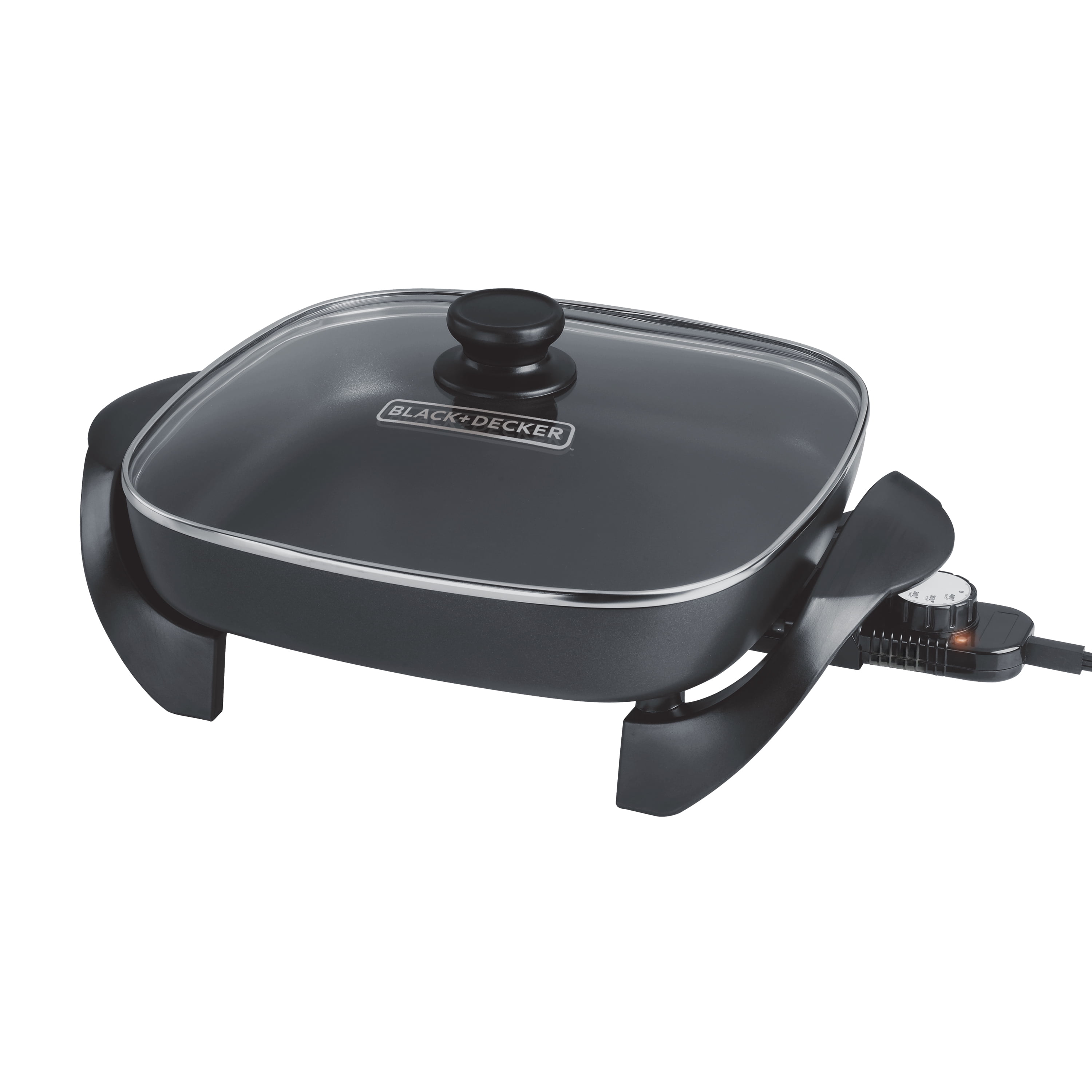 Black & Decker 12 Inch Electric Skillet with Glass Lid SK1212B