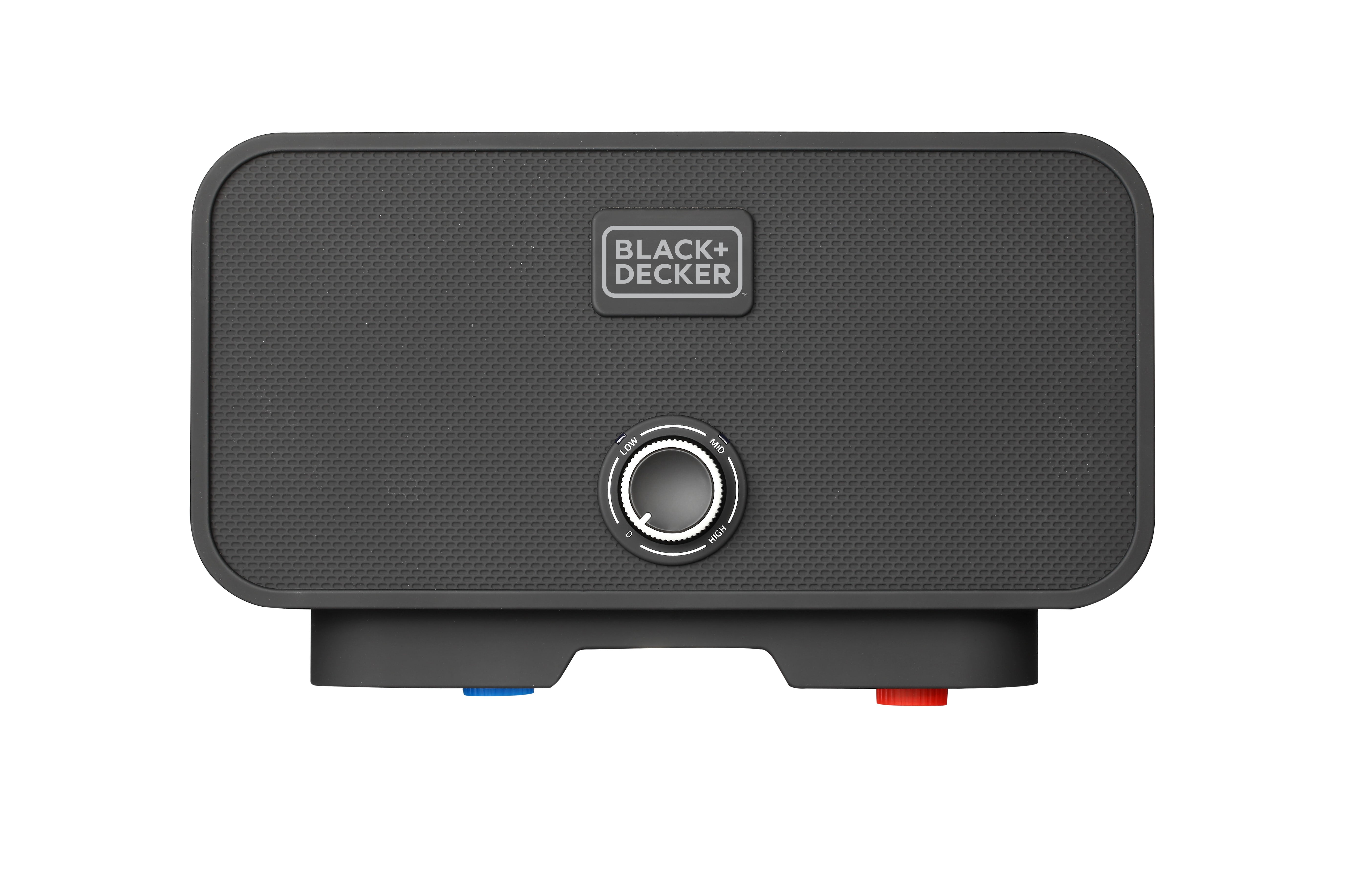 Black 13kW Electric Tankless Water Heater with Pressure Relief
