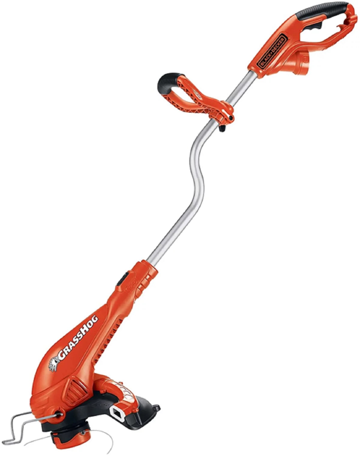 Black & Decker 14” Grass Hog Trimmer Gh750-B3, Brush cutter with powerful  5.5 Amps motor for efficient cutting in bushes and overgrowth, centrifugal