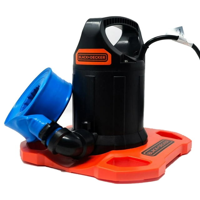 Black+Decker 1500 GPH Submersible Automatic Pool Cover Pump with