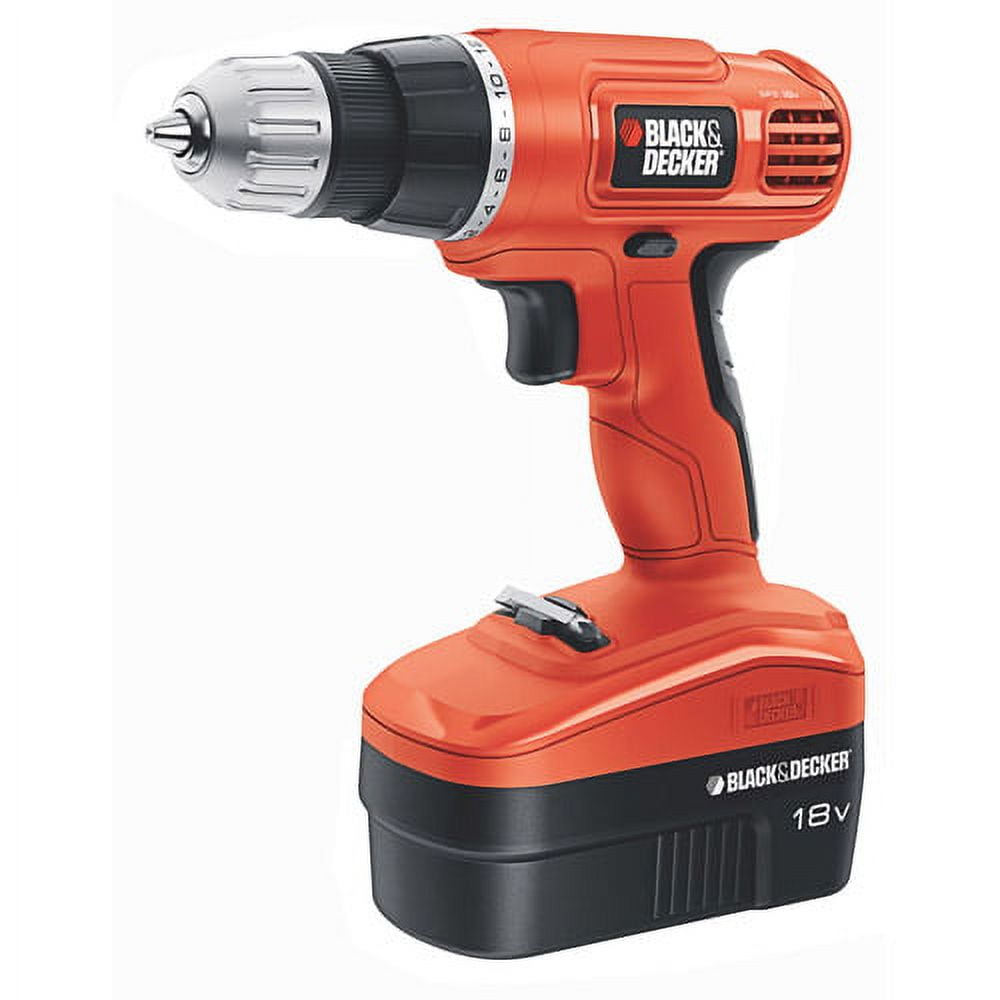 BLACK AND DECKER GC1800 18V DC Drill 10mm With Battery $8.67
