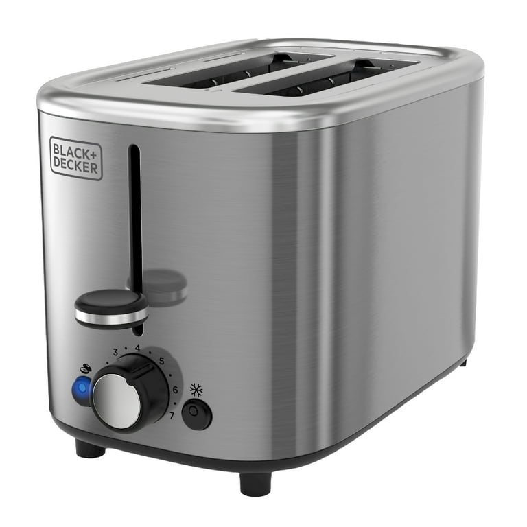 WHALL Long Slot Toaster 4 Slice Brushed Stainless Steel Toaster, 7