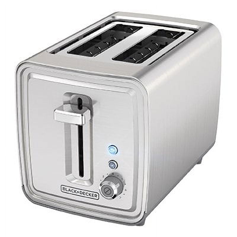 BLACK+DECKER 2-Slice Black 850-Watt Toaster