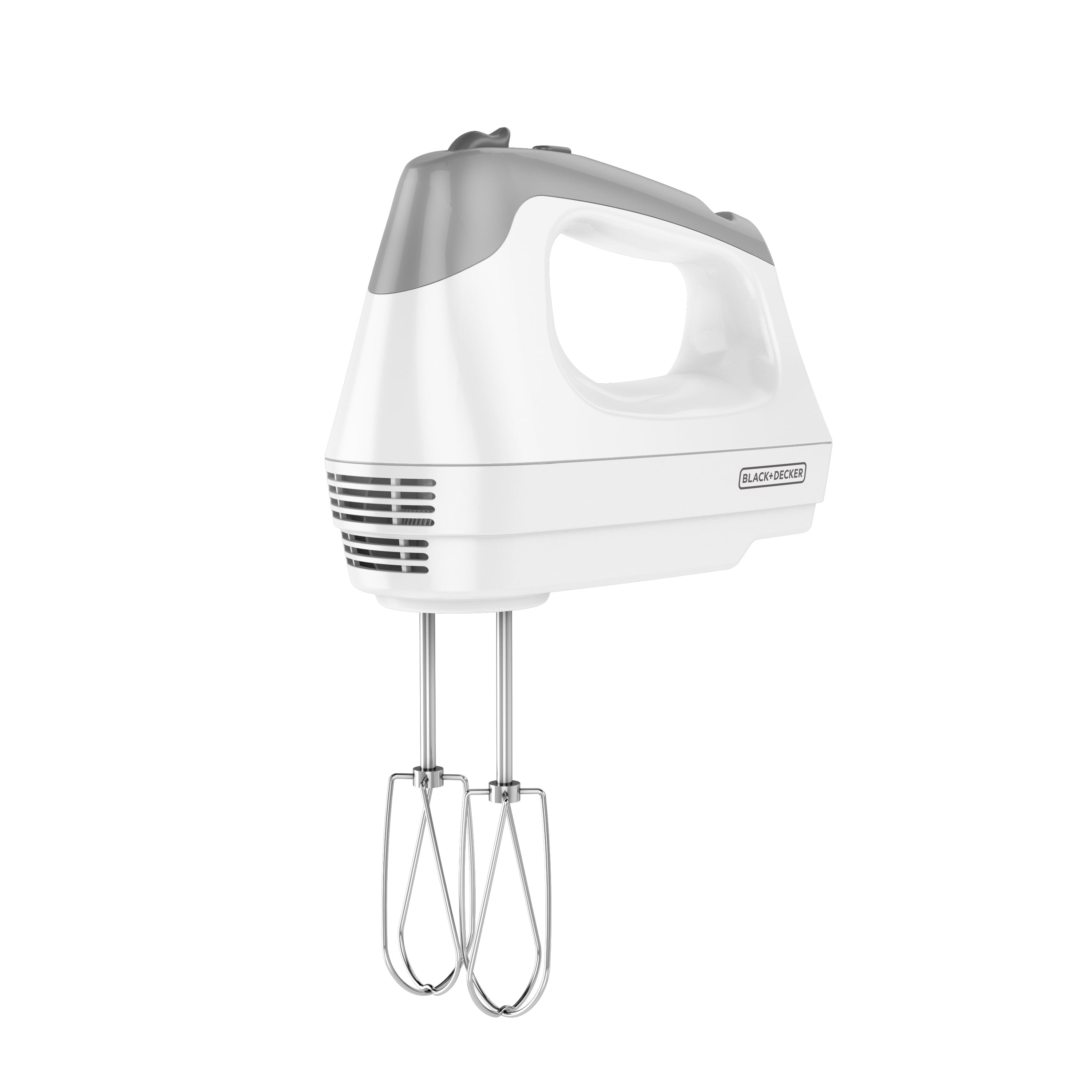 Black+Decker 250-Watt Hand Mixer with 5 Dishwasher safe attachments, White,  MX3000W