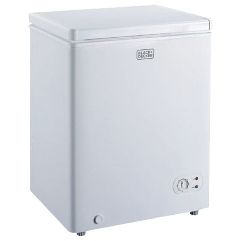 Black Decker 3.5 Cubic Foot Chest Freezer 3.50 ftandsup3 3.50 ftandsup3 Net  Freezer Capacity White - Office Depot