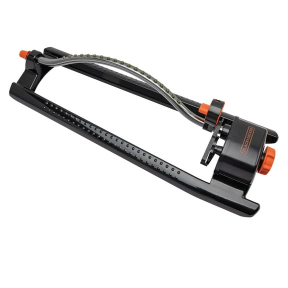 Black & Decker 3,600 Sq. Ft. Metal Oscillating Adjustable Lawn Sprinkler