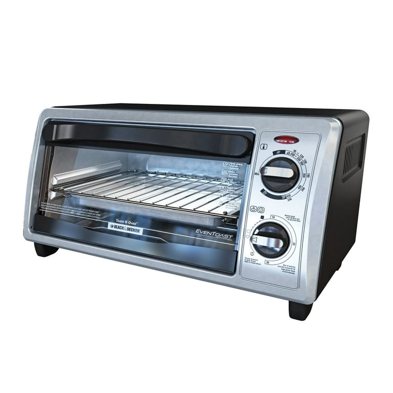 Black & Decker 4-Slice Toaster Oven - Stainless Steel
