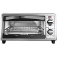 thumbnail image 1 of BLACK+DECKER 4-Slice 2-Knob Toaster Oven, Silver, TO1332SBD, 1 of 3