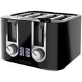 thumbnail image 1 of BLACK+DECKER 4-Slice Toaster with 7 Shade Settings and Extra-Wide Slots, TR0045B, 1 of 2