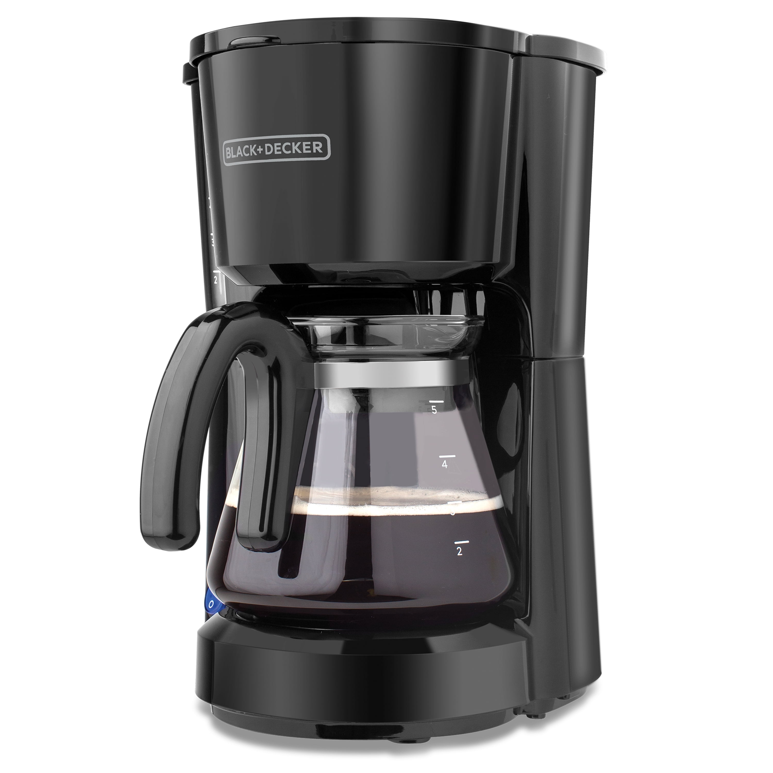 Black & Decker 5 Cup Coffee Maker CM0701W Permanent Filter, Space Saving
