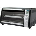 Black & Decker 6Slice Toaster Oven, Black/Silver