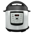 thumbnail image 1 of Black+Decker 6 qt Stainless Steel Stovetop Pressure Cooker, 1 of 8