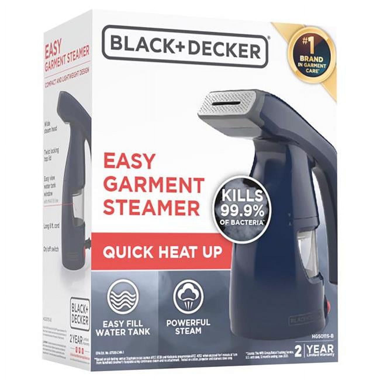 Recall: Black & Decker Easy Garment Steamers as burn hazards