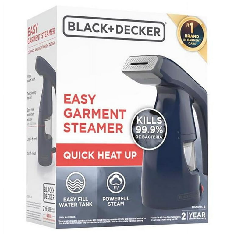 Black & Decker 6063648 Navy Garment Steamer 