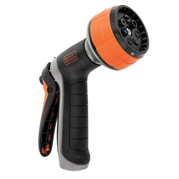 Black & Decker 7-Pattern, Rear Trigger Metal Watering Nozzle