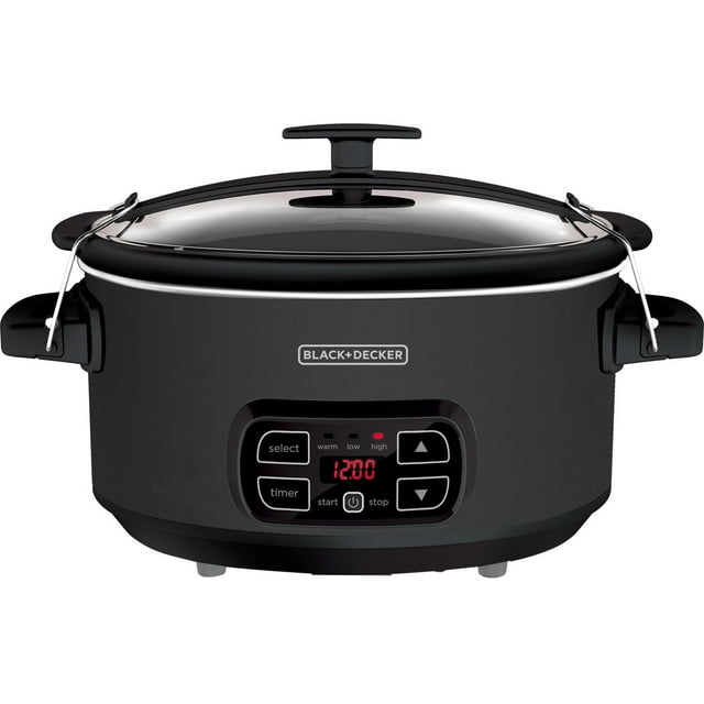 Black & Decker 7Quart Digital Slow Cooker, Chalkboard