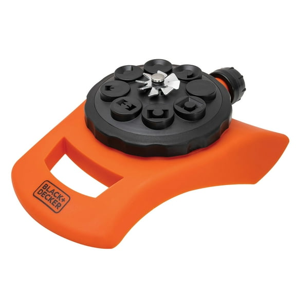 Black & Decker 8-Pattern Turret Lawn Sprinkler