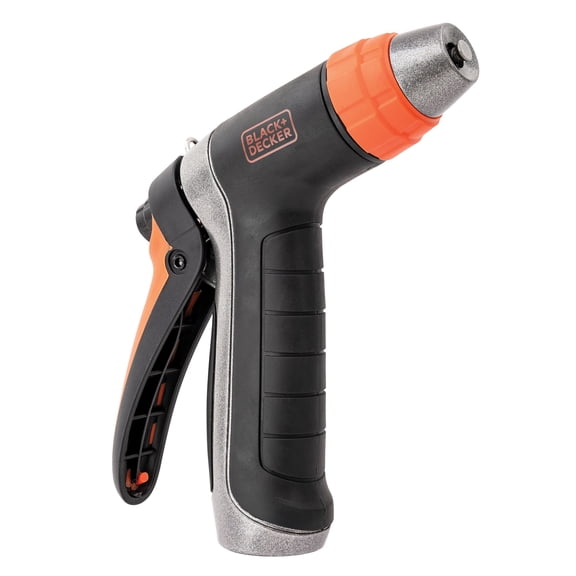 Black & Decker Adjustable Rear Trigger Metal Watering Nozzle