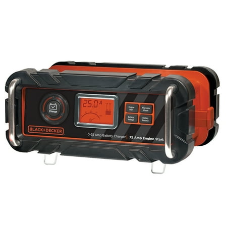 Black + Decker BC25BD 25 Amp Battery Charger with 75 Amp Engine Start