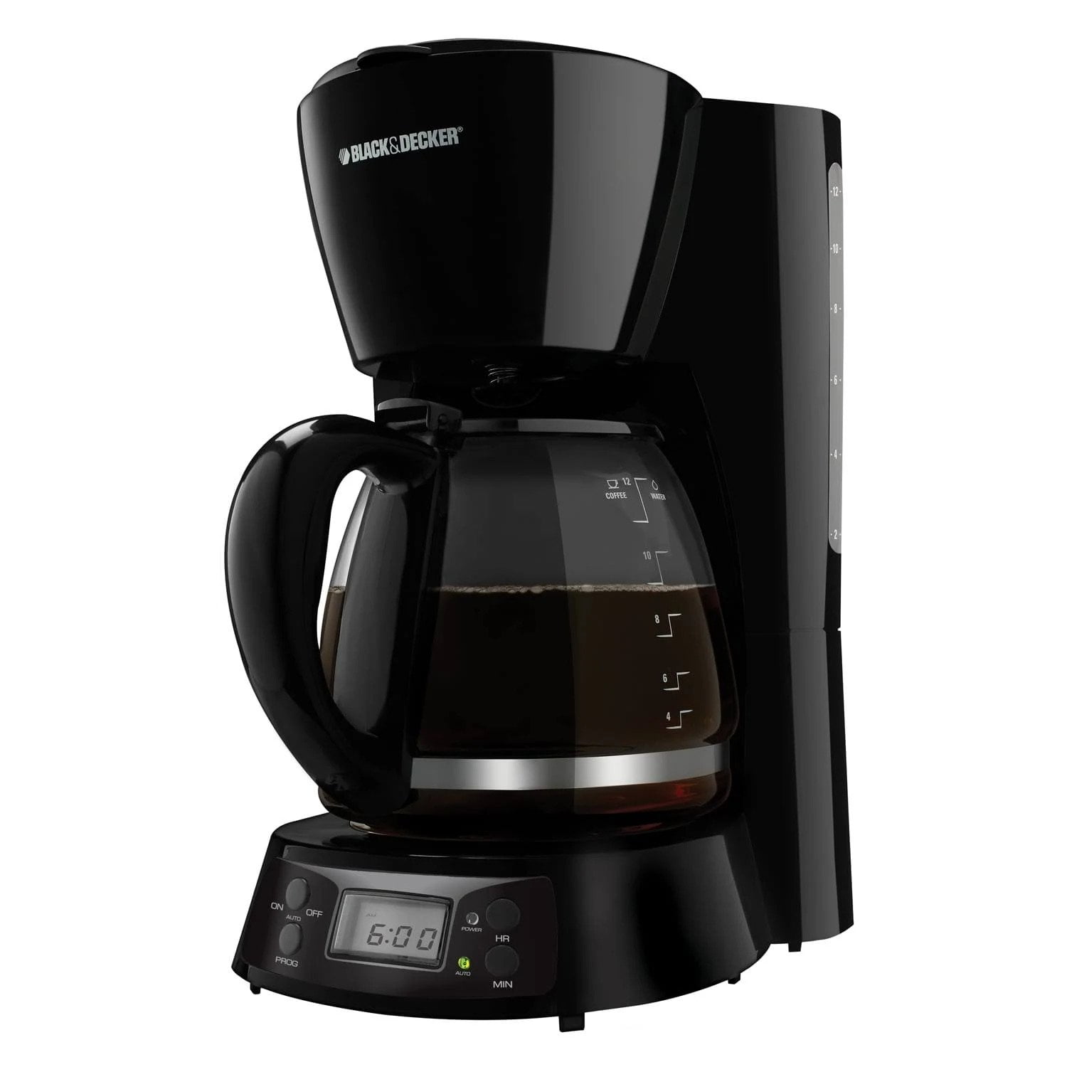 Black & Decker BCM1410B-FD 12-Cup Programmable Coffeemaker with Glass  Carafe 