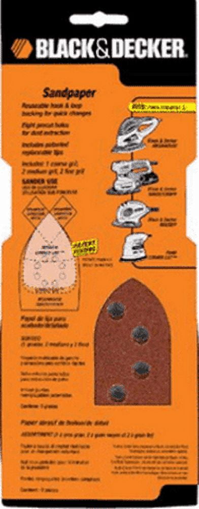 Black & Decker BDAMM220 Mega Mouse Sandpaper, 220 Grit