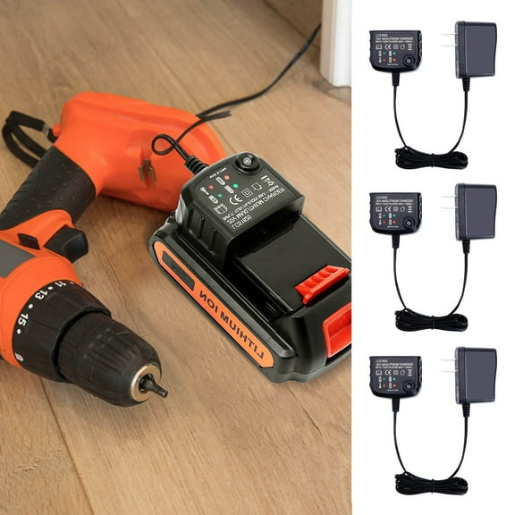 Black & Decker Battery Charger,1620B Replacement for Black and Decker 20V 1620 Lithium Battery Charger For All Black & LB20 20 4020, LCS1620 Lithium Battery Charger