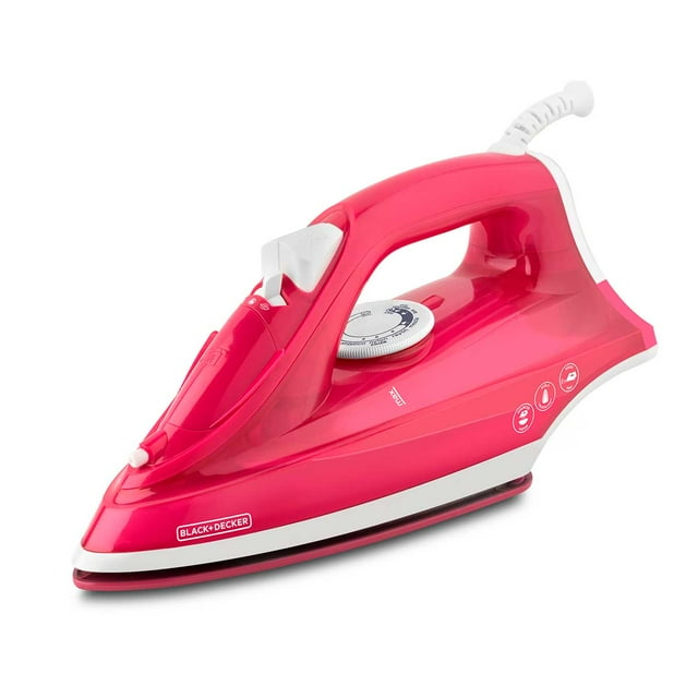 Black & Decker Bd Trueglide Steam Iron Red