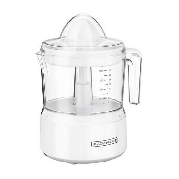 Black & Decker Citrus Juicer - White - Plastic