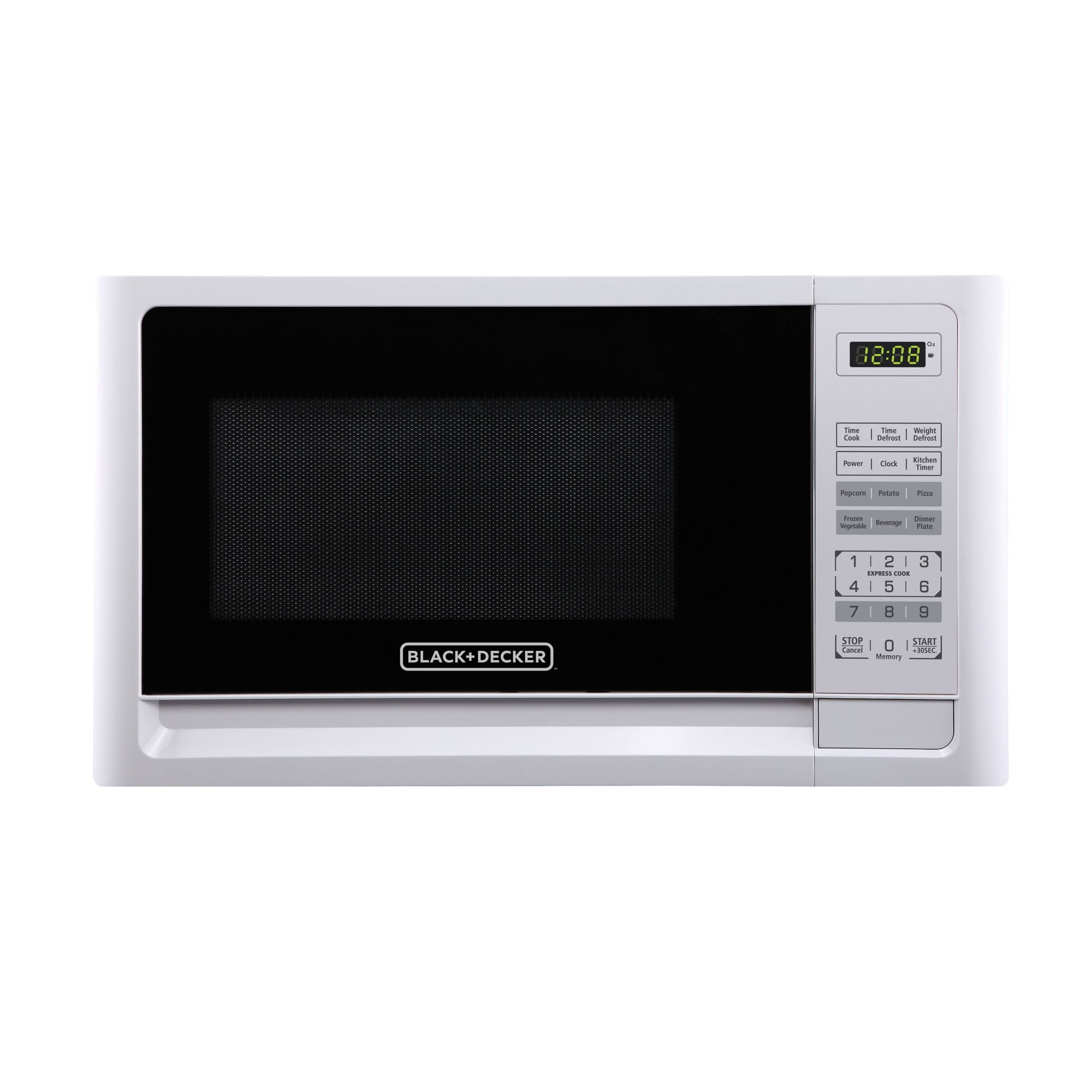 Black+Decker EM031MFO-X1 1.1 Cu Ft Microwave, White