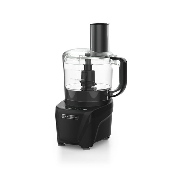 BLACK+DECKER Easy Assembly 8-Cup Food Processor, 850W, 2 Speeds + Pulse, Chop, Puree, Slice, Shred