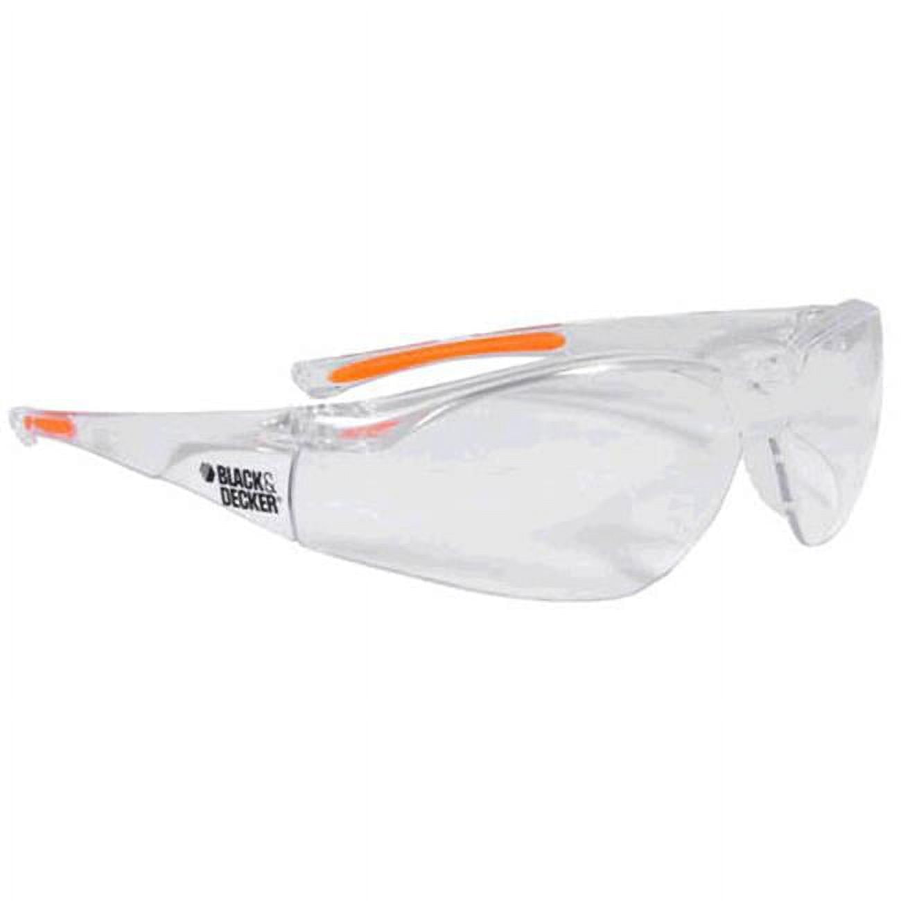 Black Decker Full Wraparound Clear Lens Safety Glass - Pack of 2