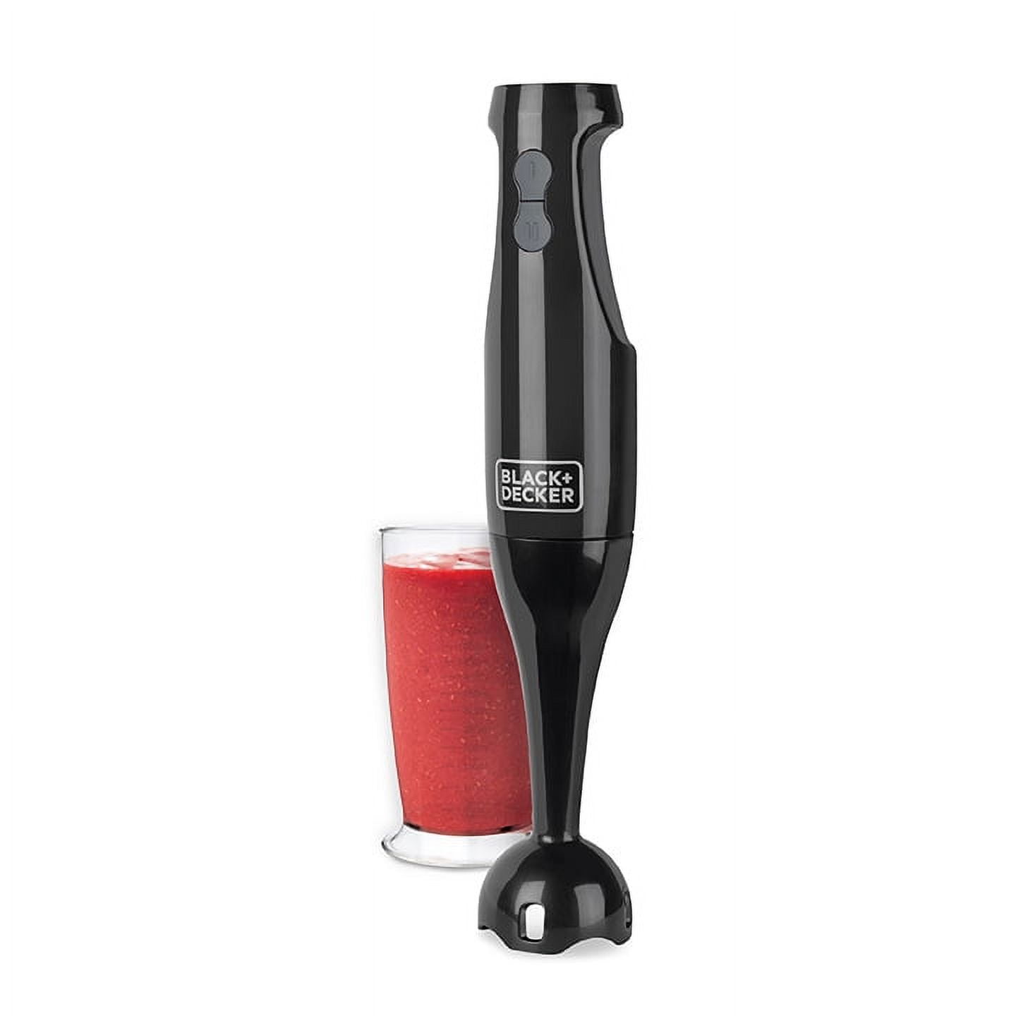 BLACK+DECKER 6-In-1 5-Speed Black 220-Watt Immersion Blender with Accessory  Jar in the Immersion Blenders department at