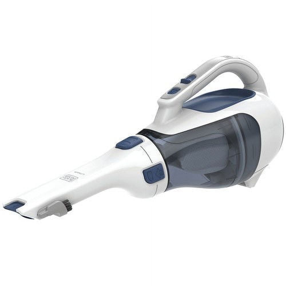 Ink Blue and White Cordless Lithium Handheld Vacuum