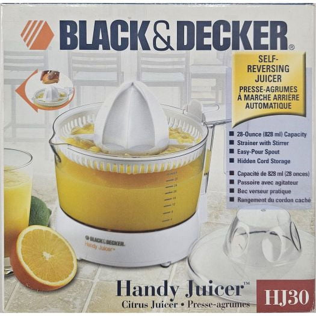 Black and Decker Handy Juicer Citrus Juicer Electric Automatic HJ30  Excellent