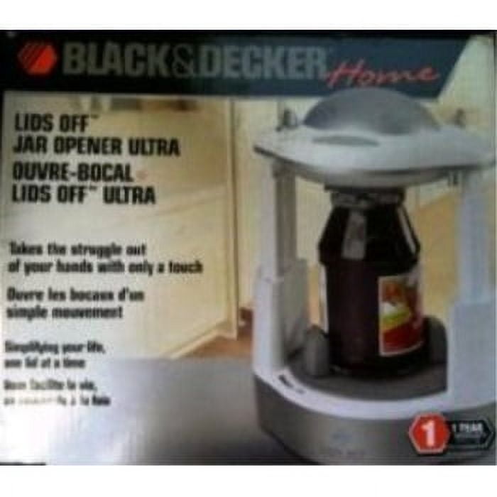 Black & Decker Home - Lids Off Jar Opener Ultra - JW260 - White 