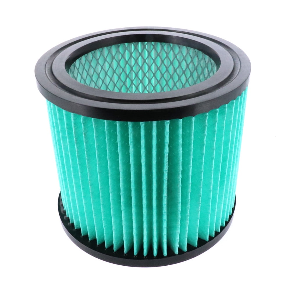 Black & Green Pleated Vacuum Filter Replacement