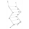 thumbnail image 1 of BLACK + DECKER Over-the-Door Telescopic Clothes Drying Rack, Expandable, Stainless Steel, 2-Tier, Space-Saving Indoor Design, 1 of 9