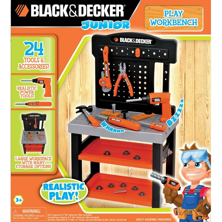  Black+Decker Kids Workbench - Power Tools Workshop