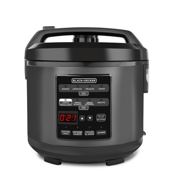 Black & Decker Pr Bd 12-Function Electric Rice Cooker with Carb Reduction