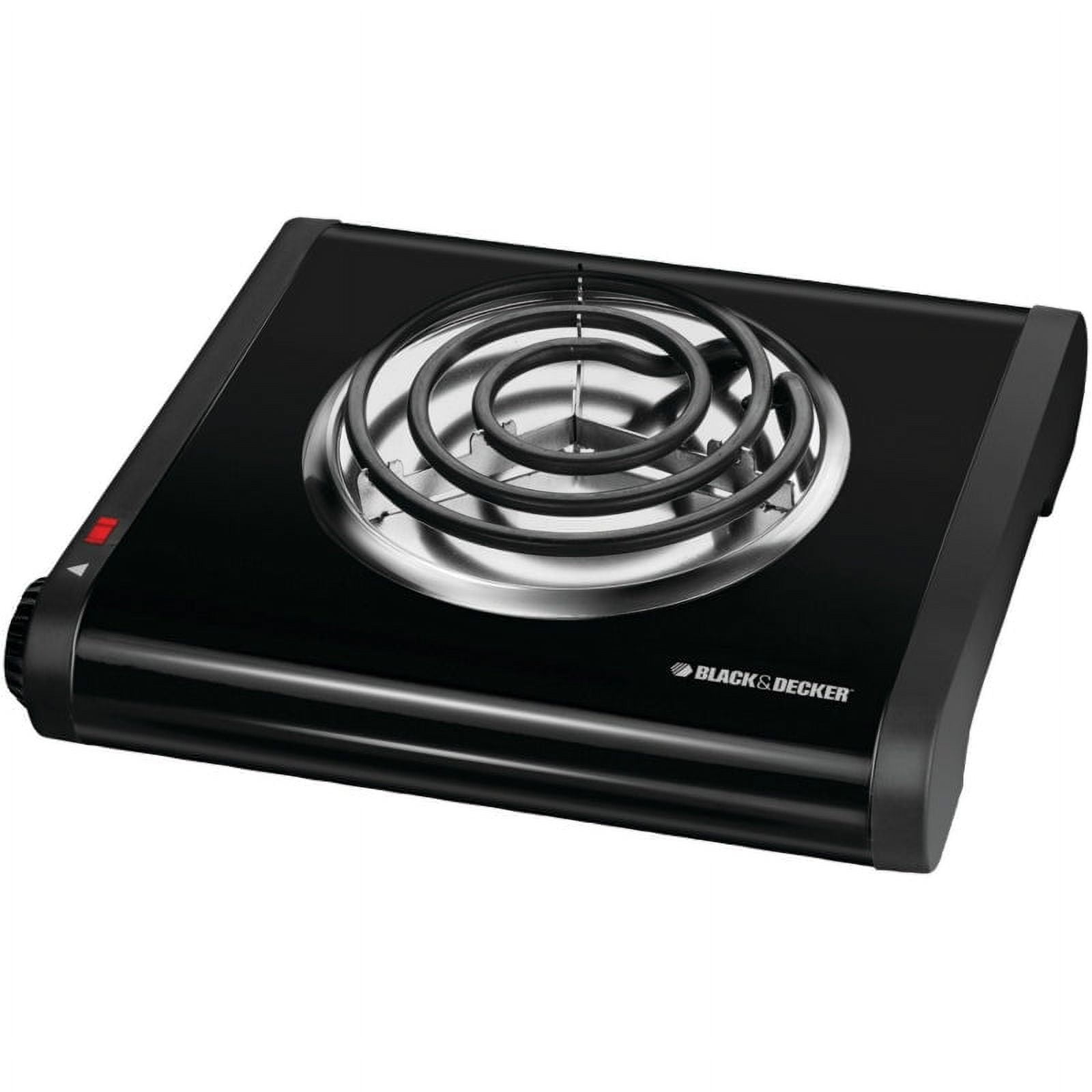 DECKER SB1001B Single-Burner Portable Buffet Range, Black