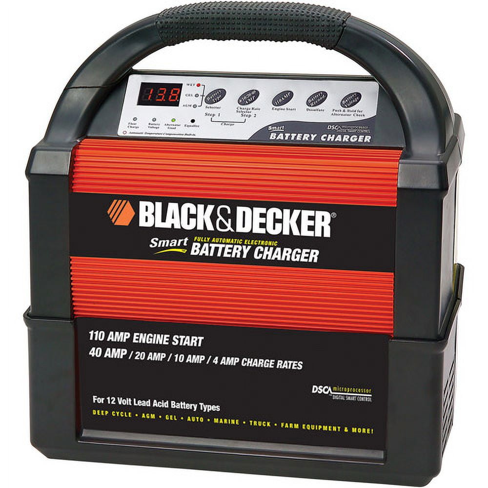 Black and Decker Smart Battery Charger 15/10/2 amp