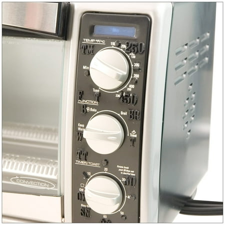 Tactile Convection Countertop Toaster Oven- Black