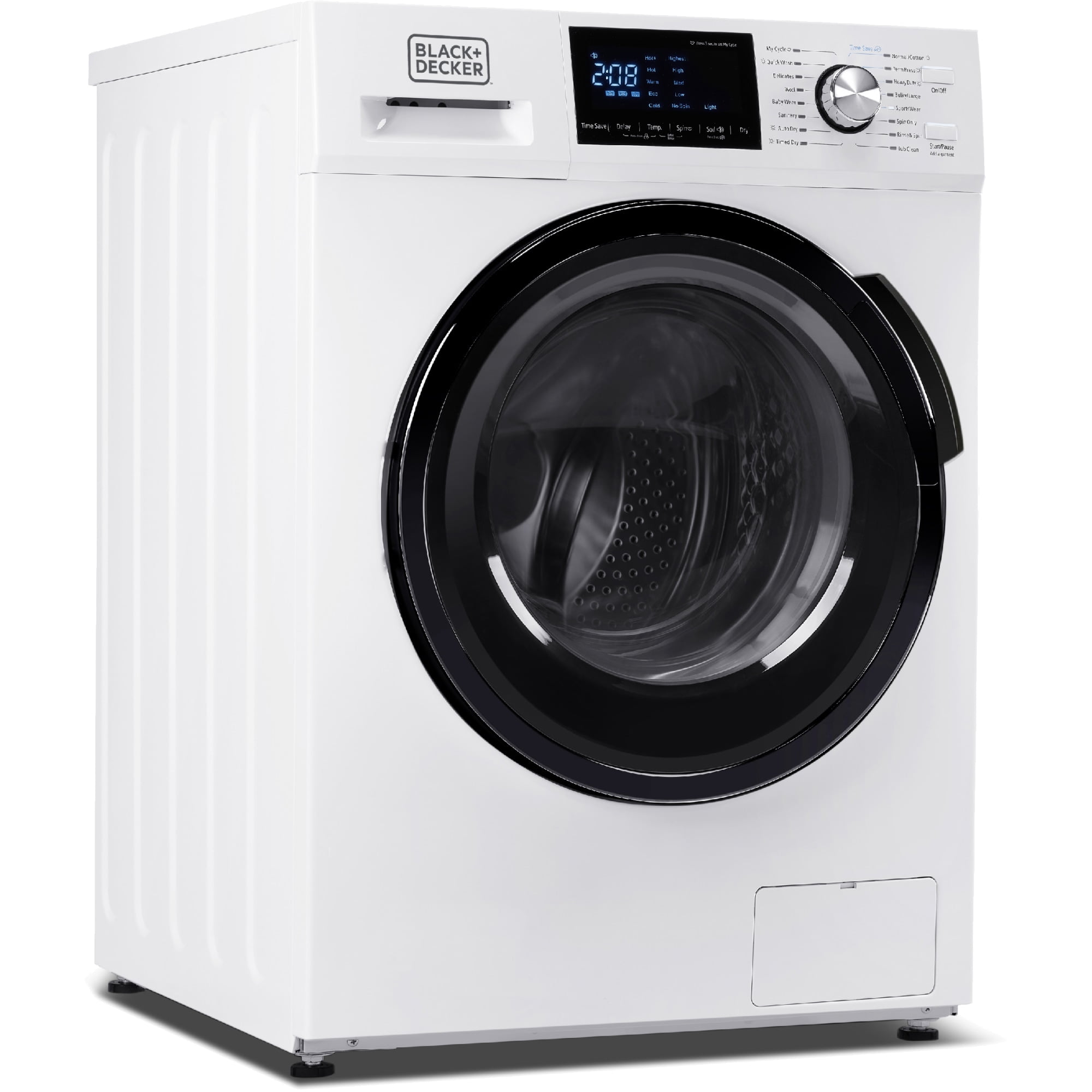 Black+Decker Compact Washer Dryer Combo, 2.7 Cu. Ft., Ideal for Small