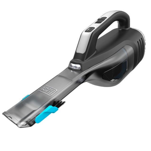 BLACK+DECKER dustbuster reveal Cordless Handheld Vacuum, for Car and Home Use, with LED Lights and Crevice Tool, HLVD320J, Black
