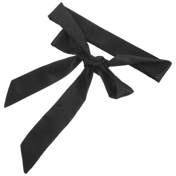 Black Decor Ribbon Cloth Belts Women Dresses Bathrobe Bow Silk Sash Replacement Miss pasek do spodni damski ceinture femme
